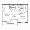 1 Bedroom, 1 Bath - 900SqFt Phase 2 & 3